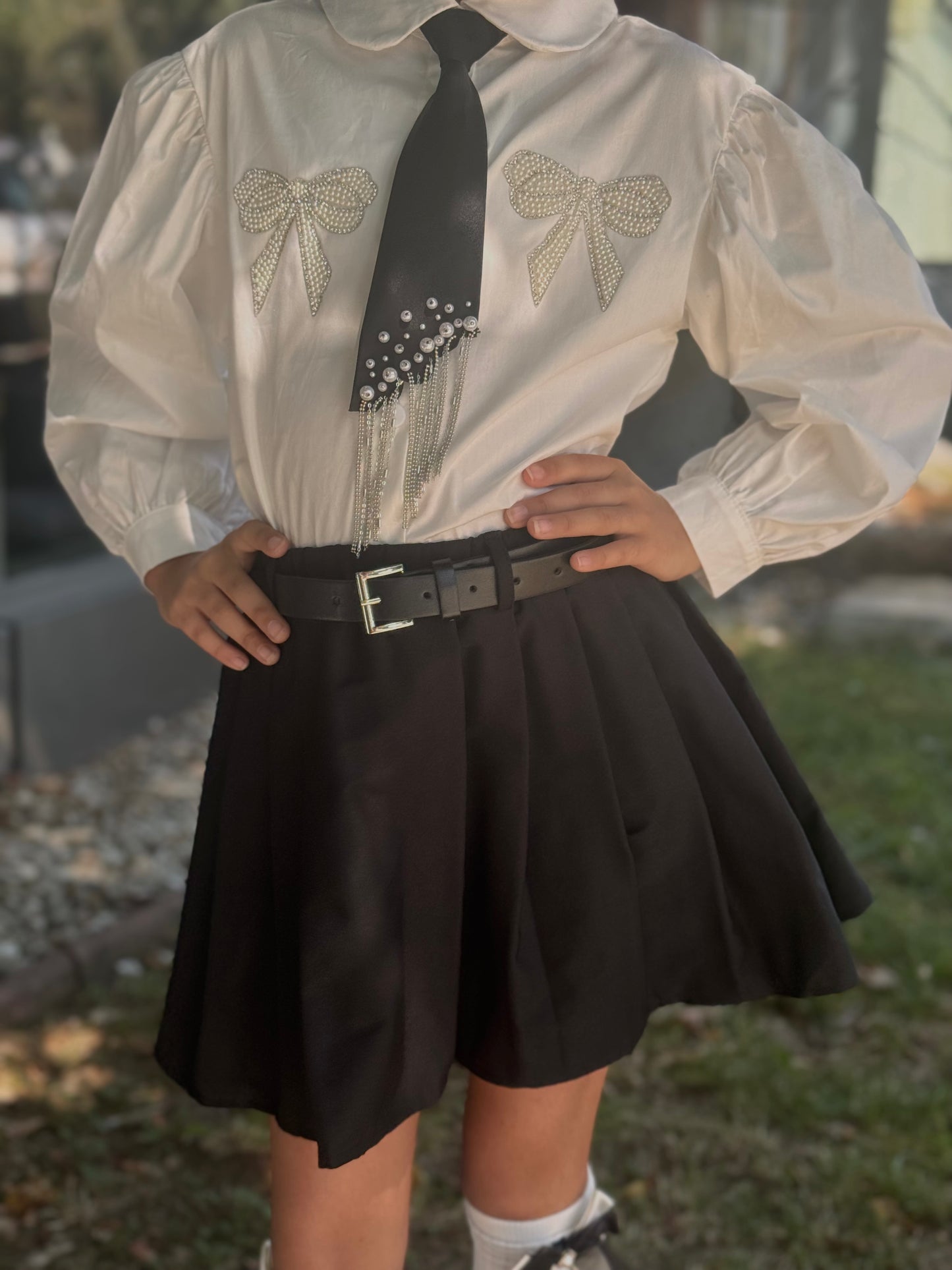 Moretta szoknya (övvel)