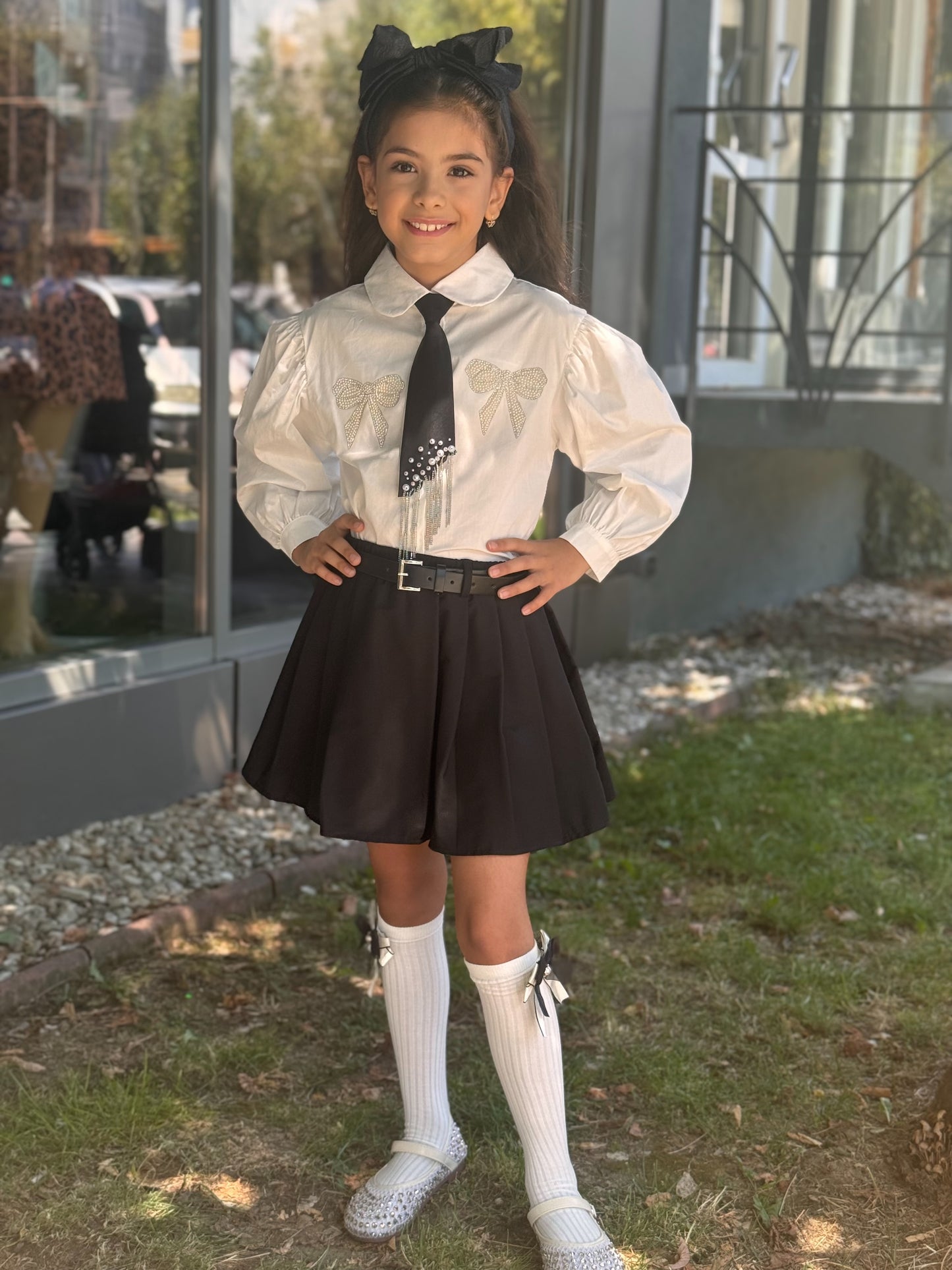 Moretta szoknya (övvel)
