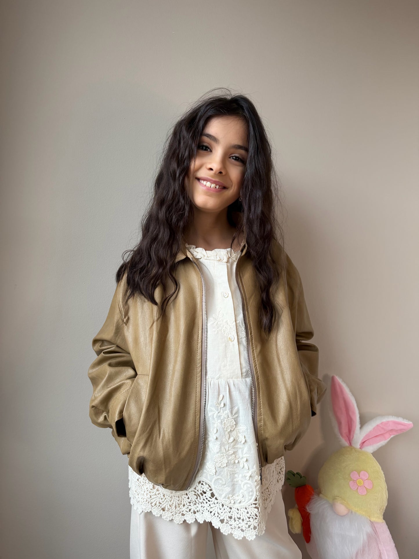 Geaca din imitație de piele Soledad