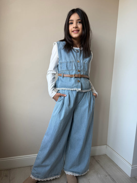 Compleu Sahana (vesta+pantaloni)