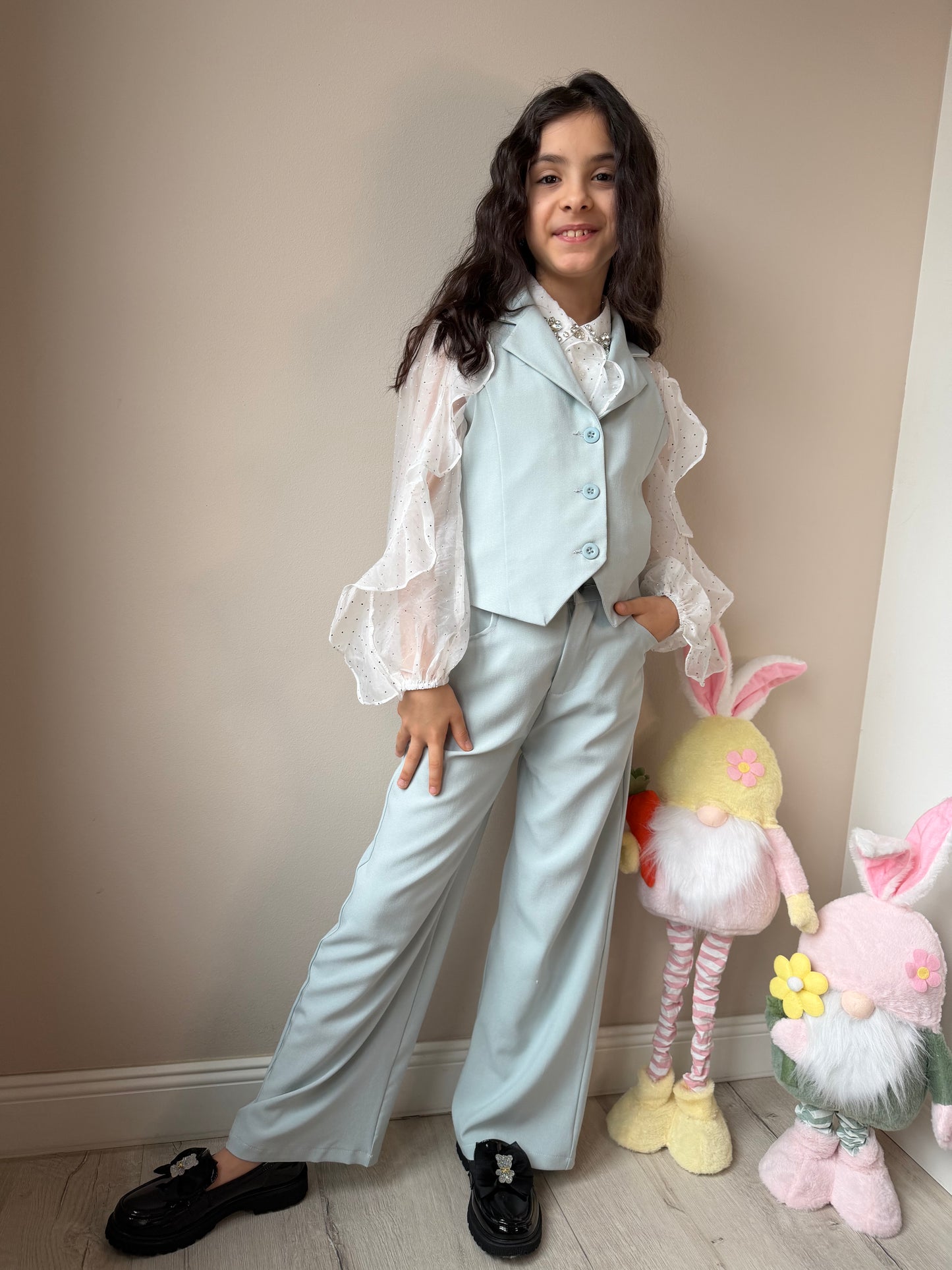 Costum Elise(vesta+ pantaloni)