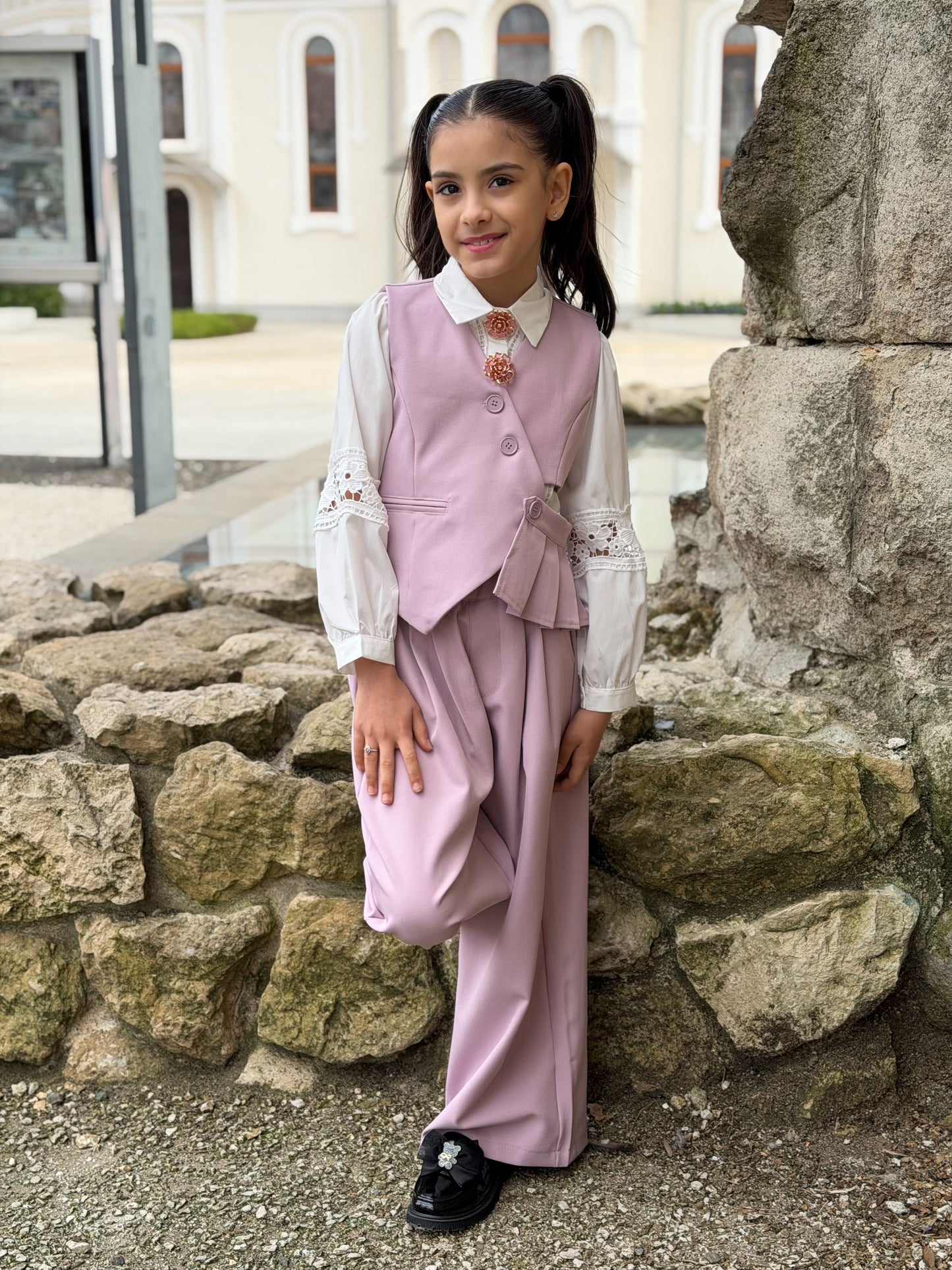 Compleu Ambra(vesta+ pantalon)