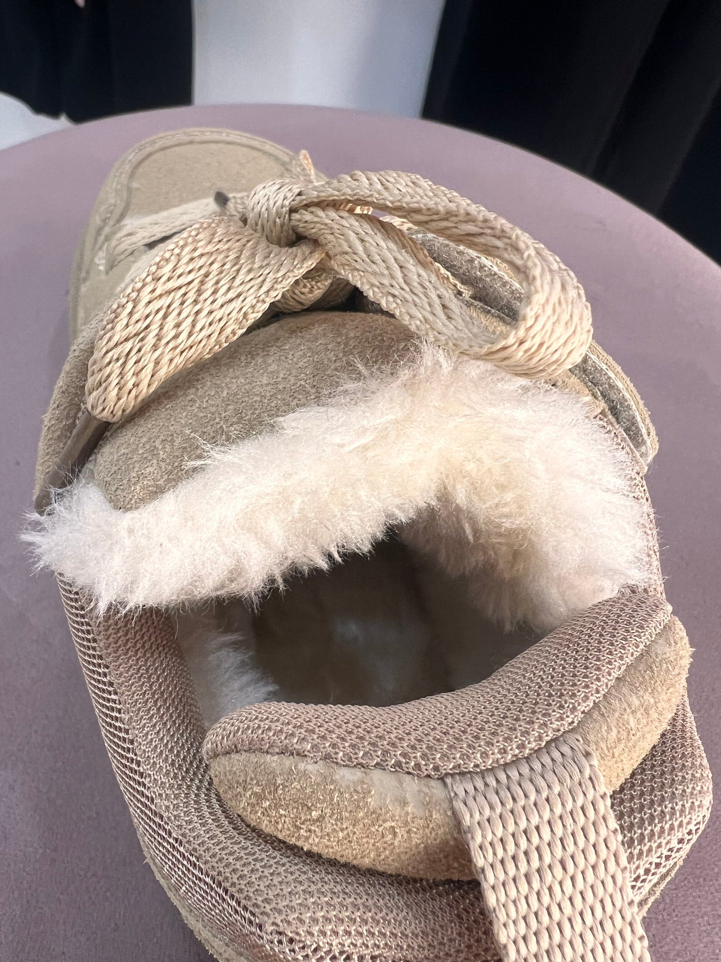 Adidași din piele ecologică(îmblăniți)