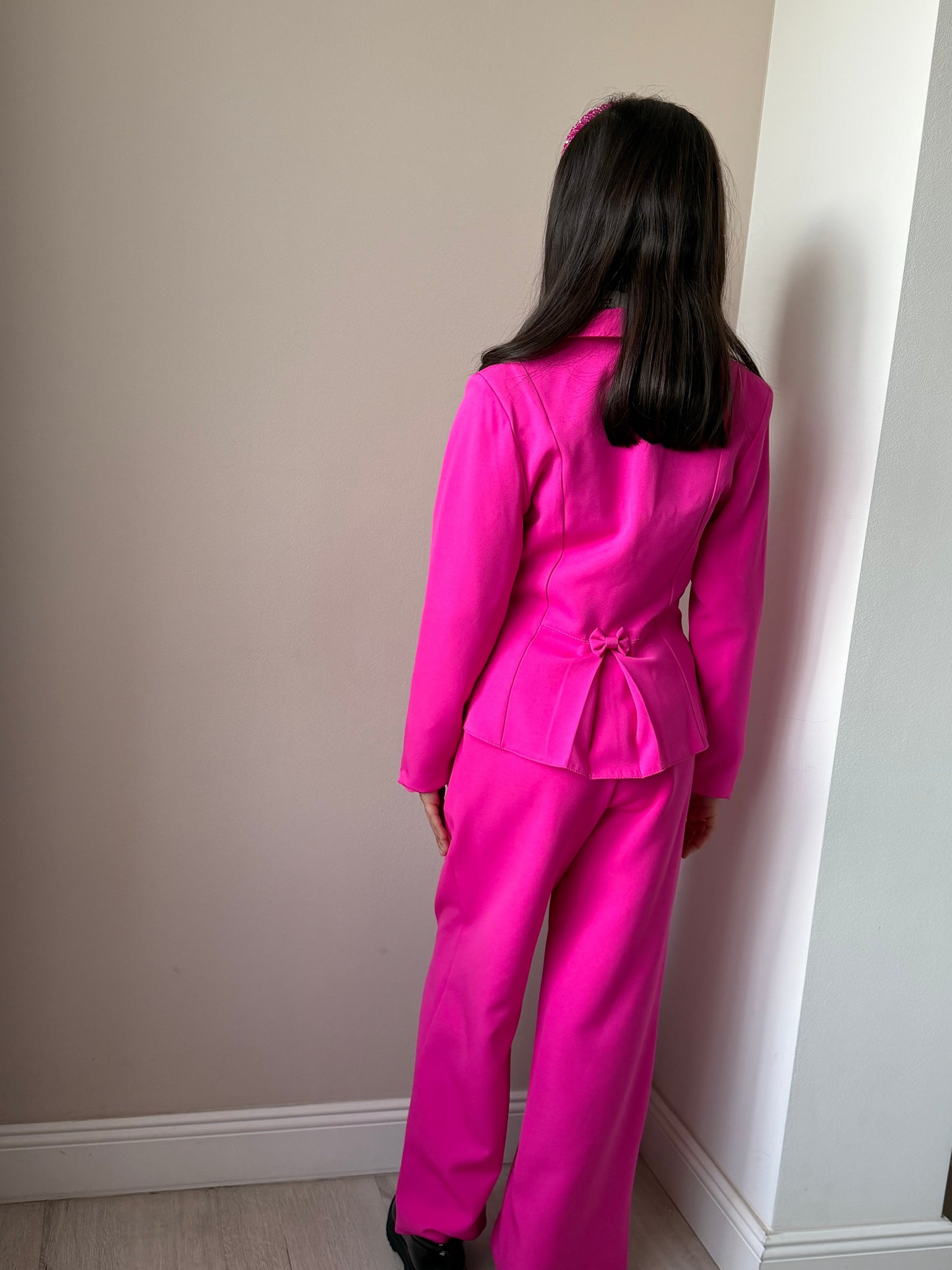 Costum Pati Pink( sacou+pantalon )